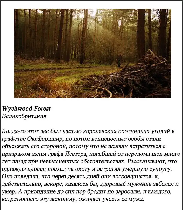 Самые страшные и пугающие леса планеты