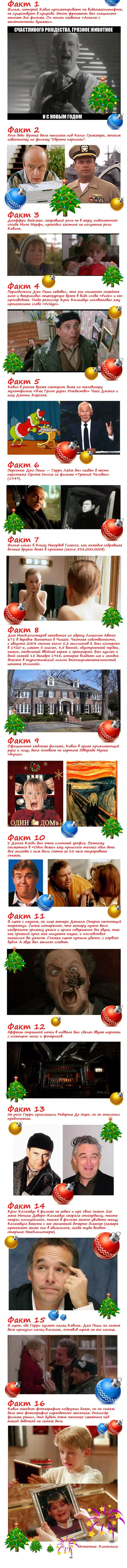 Интересные факты о фильме "Один дома"