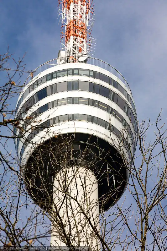 Первая в мире железобетонная телебашня