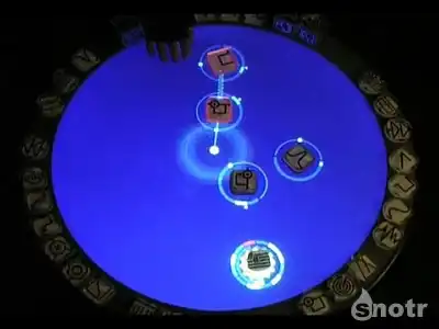 Удивительный музыкальный инструмент Reactable в стиле "Trance"The DJ Desk of the Future"