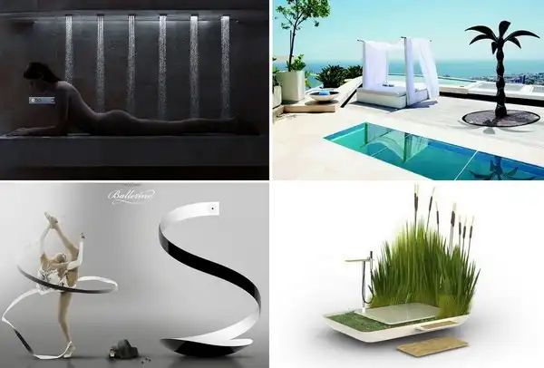 Дизайнерские душевые кабины.