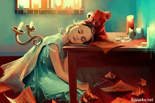 Бабочки в ее голове...