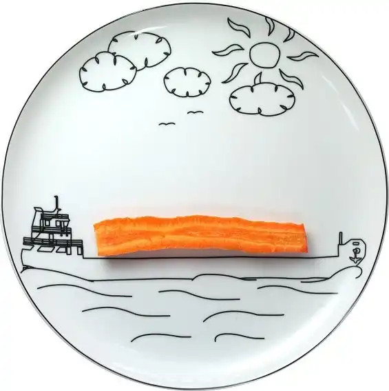 Тарелки с рисунками транспорта (7 картинок)