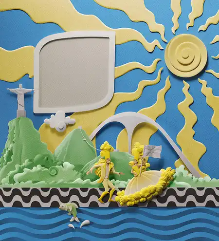 Бумажные картины