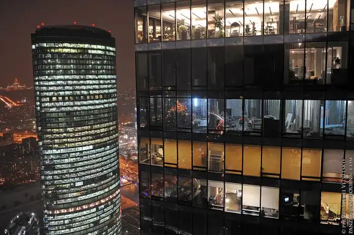 Вид на Москву с Башни Федерации