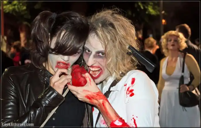 Парад зомби в Тель-Авиве