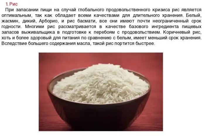 Долгохранящиеся продукты