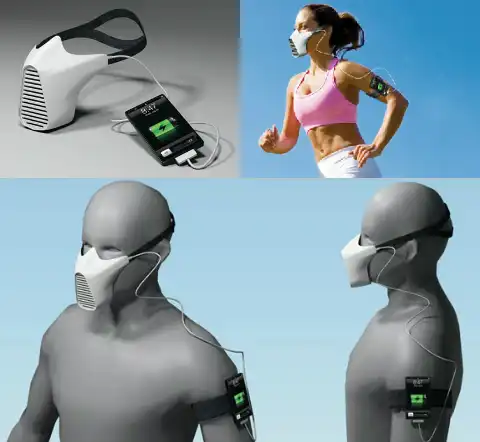 Дизайнер придумал маску для зарядки телефона