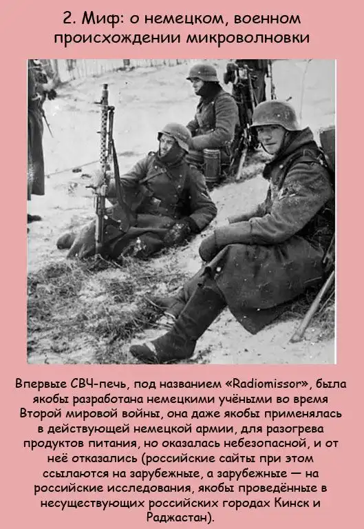 Развенчивание мифов о микроволновке