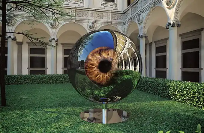 Скульптура "Глаз архитектора"