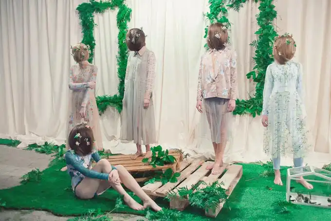 «Живая» инсталляция Олеси Парамоновой