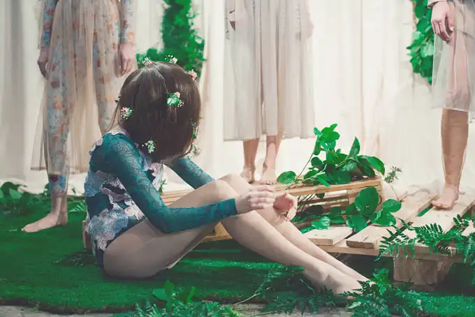 «Живая» инсталляция Олеси Парамоновой