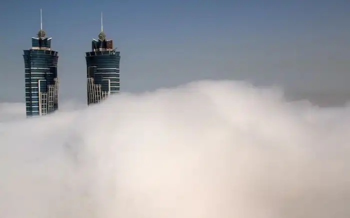 Туман в Дубаи