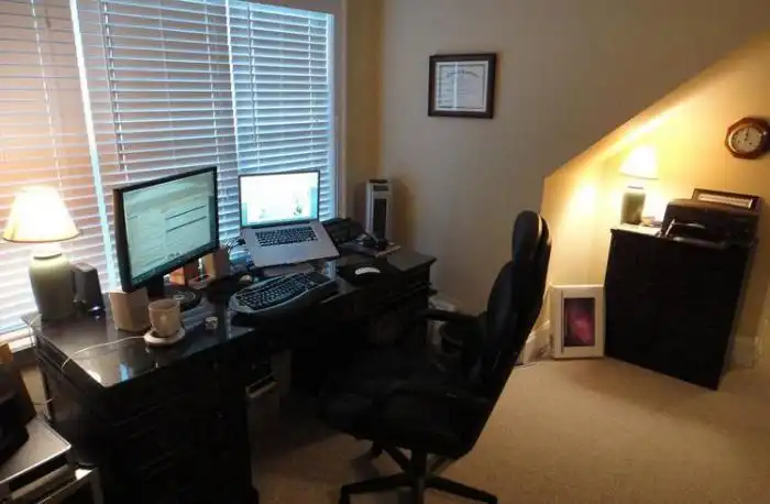 Фотографии домашних офисов