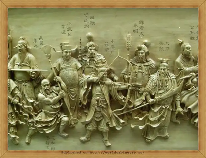 Dongyang - китайская резьба по дереву (29 фотографий)