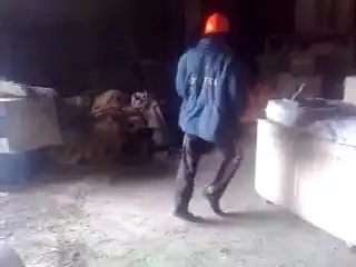 Майкл Джексон в исполнении гастарбайтера