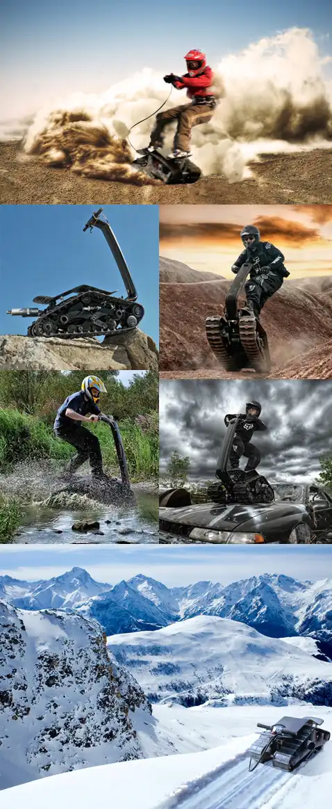 DTV Shredder взялся проторить дорогу гусеничным самокатам