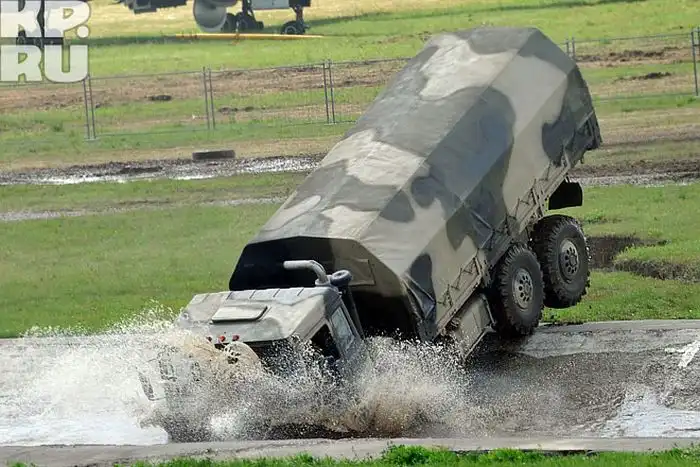 Демонстрация новейшей отечественной техники