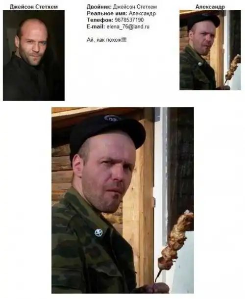 «Двойники» знаменитостей