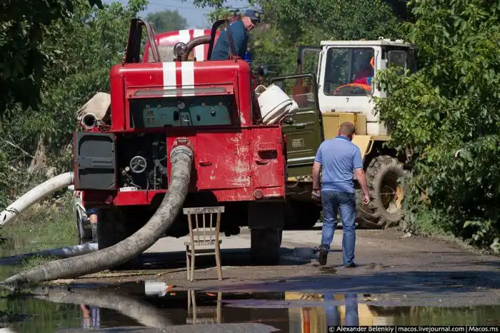 Последствия наводнения в Крымске