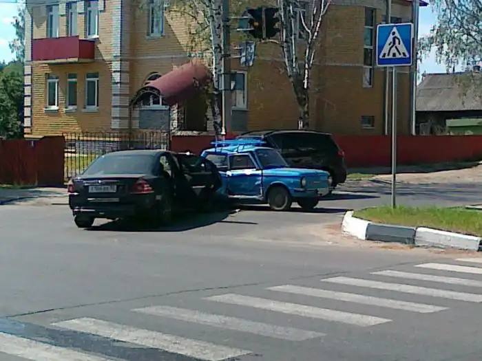 Необычный пешеход пострадал на переходе