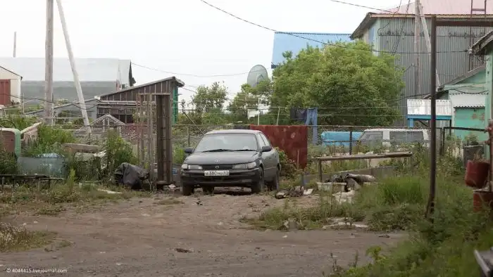 Деревушка на Камчатке