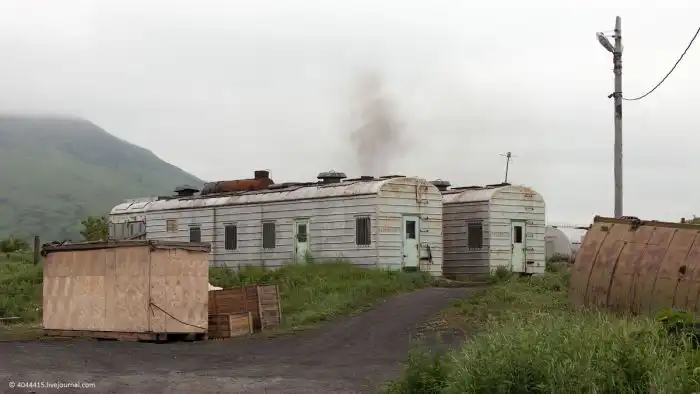 Деревушка на Камчатке