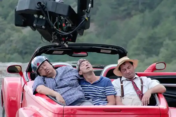 На съемках Кавказской-пленницы-2