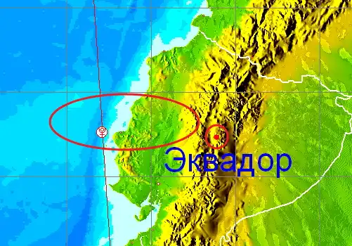 Извержение вулкана Тунгурауа на Эквадоре