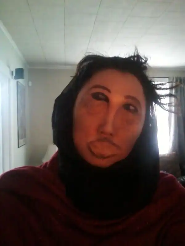 Макияж в стиле испорченной иконы