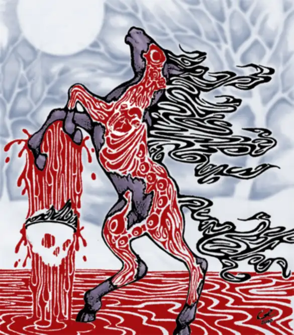 Прикольный психоделический хоррор-арт Guillaume Leclerc (77 картинок)