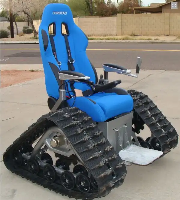 Инвалидное кресло для любителей острых ощущений