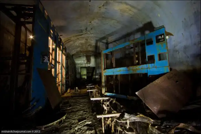 Прогулка по старой шахте советских времен