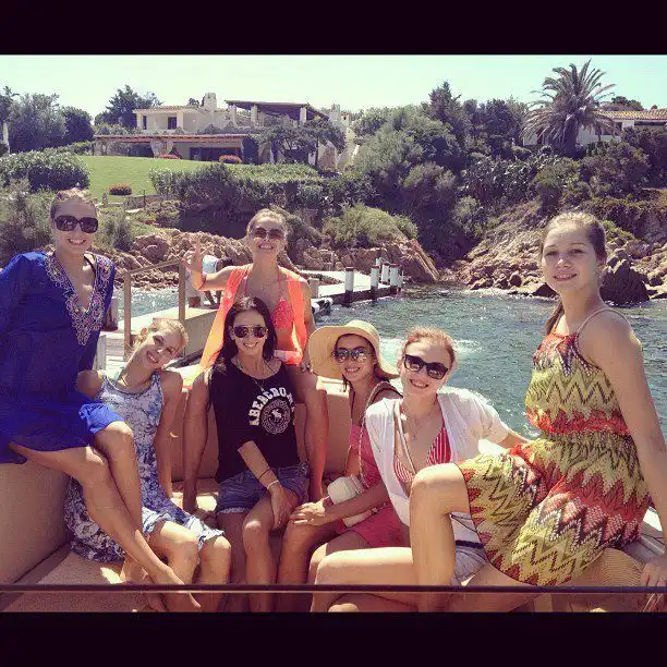 Российские гимнастки отдыхают на Сардинии