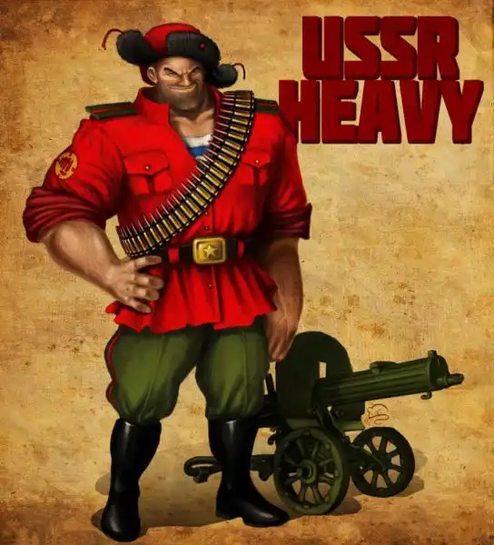 Рисованные фантазии на тему советской армии.