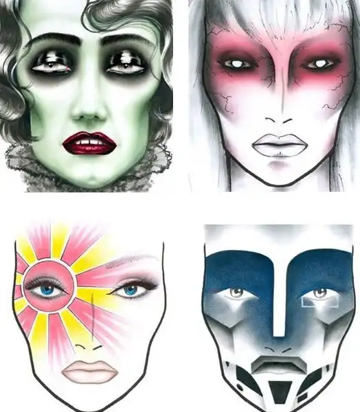 Знаменитости в гриме