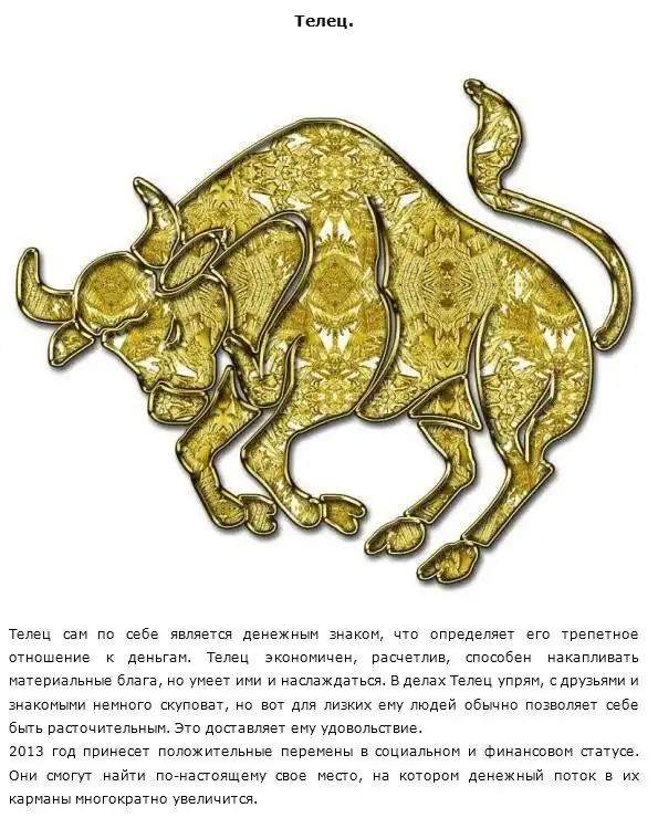 Финансовый гороскоп на 2013 год