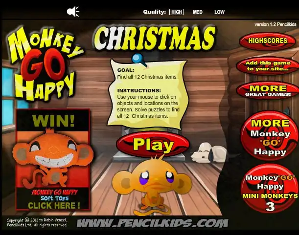 Monkey Go Happy Christmas