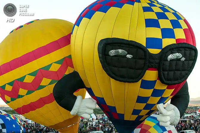 Фестиваль воздушных шаров в Альбукерке