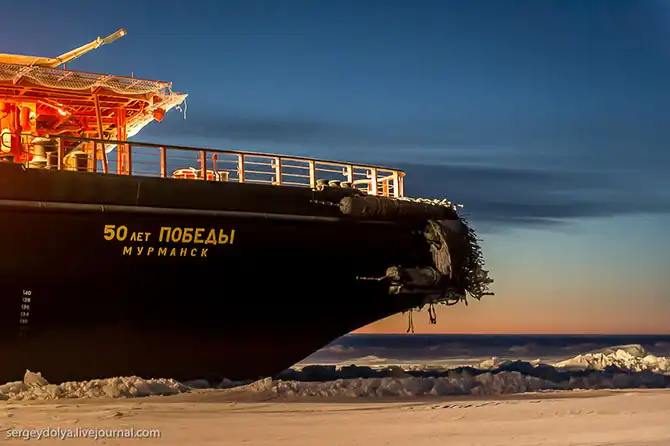 Как прошла эстафета Олимпийского огня на Северном полюсе