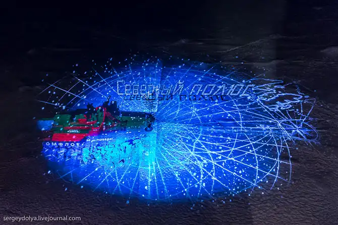 Как прошла эстафета Олимпийского огня на Северном полюсе