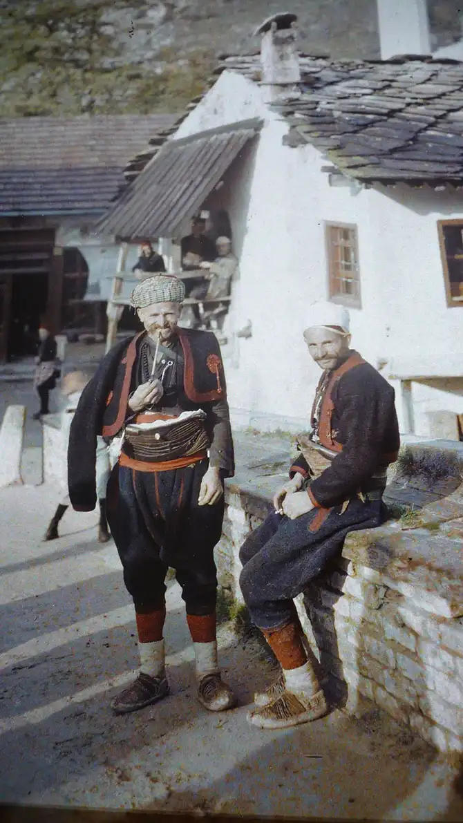 Балканы начала ХХ века в цвете