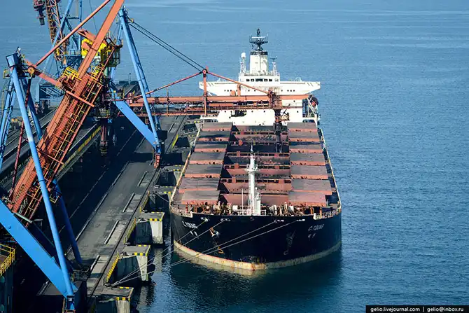 Экскурсия по морским терминалам отгрузки угля в России