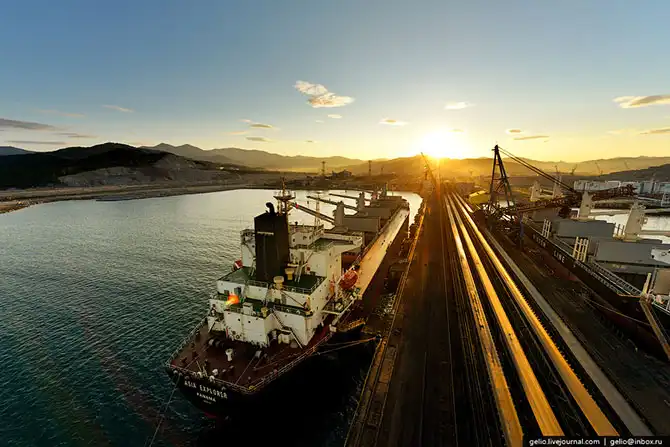 Экскурсия по морским терминалам отгрузки угля в России