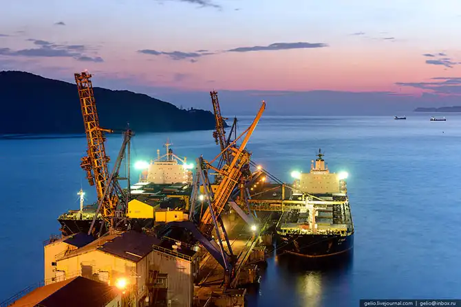 Экскурсия по морским терминалам отгрузки угля в России