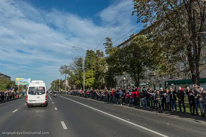 Путь Олимпийского огня из Греции в Москву