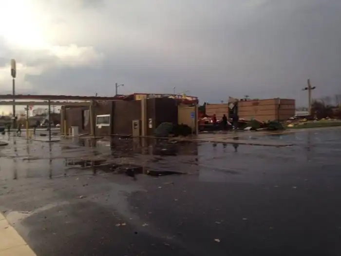 Последствия урагана в США