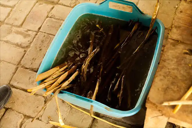 Как делают шелковую бумагу в Самарканде