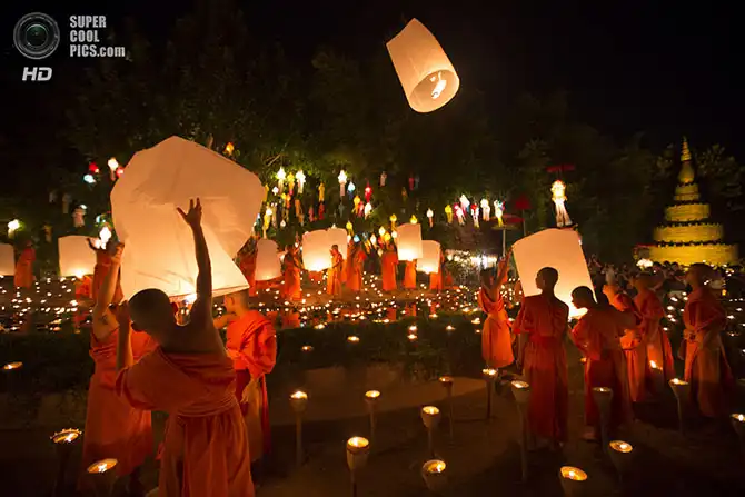 Фестивальные ночи в Мьянме и Таиланде