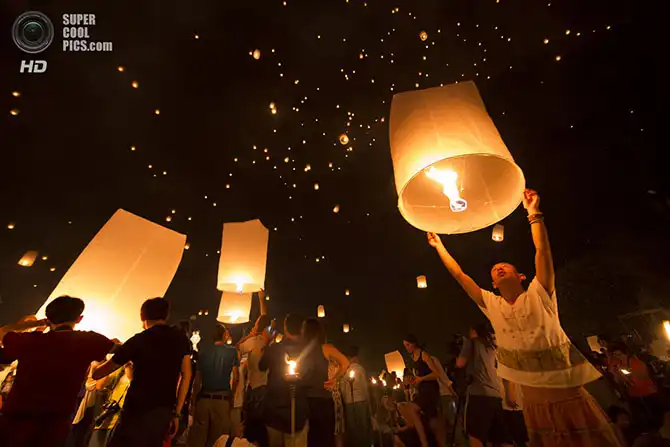 Фестивальные ночи в Мьянме и Таиланде